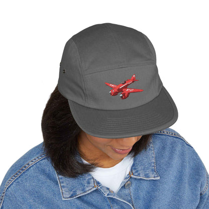 Vintage Comet Racer 5-Panel Cap — Embroidered Racing Logo