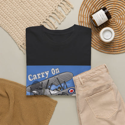 Carry On Flying Vintage Airplane T-Shirt