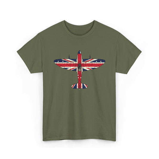 Union Jack Vintage Aircraft  T-Shirt