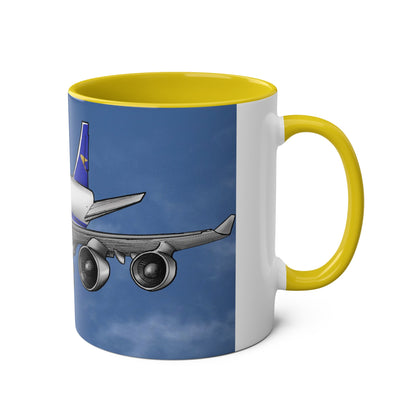 BOAC Boeing 747 Two-Tone Coffee Mugs, 11oz - Funky Aviation