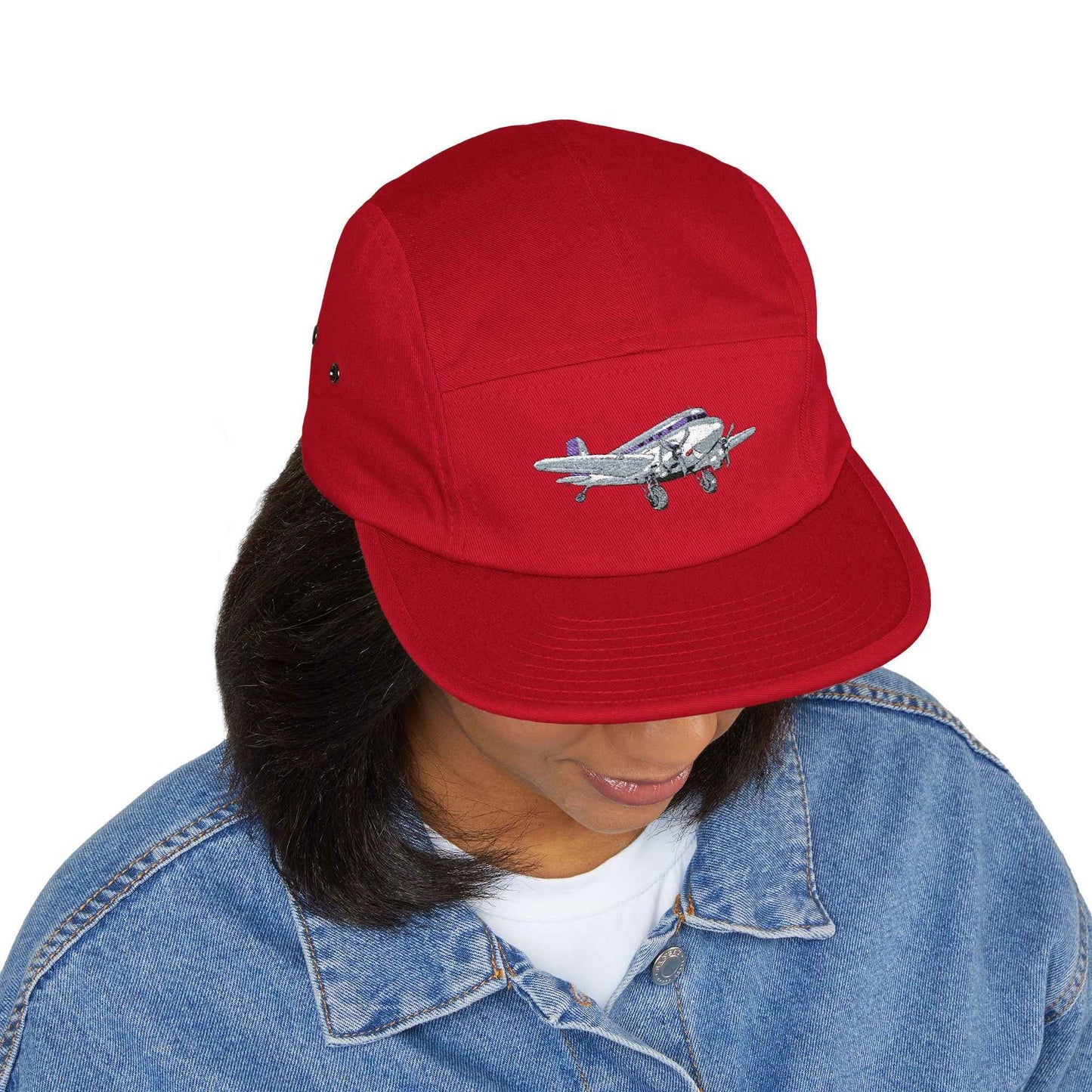 Vintage DC3 Dakota Embroidered 5-Panel Cap
