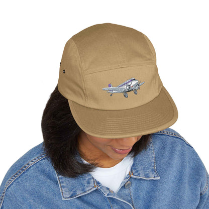 Vintage DC3 Dakota Embroidered 5-Panel Cap