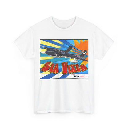 Sea Vixen Jet T‑Shirt — Vintage Navy Aircraft Retro Graphic Tee