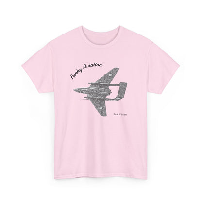 Funky Aviation Sea Vixen Vintage Aircraft T-Shirt