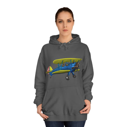 Boeing Stearman Unisex College Hoodie - Funky Aviation