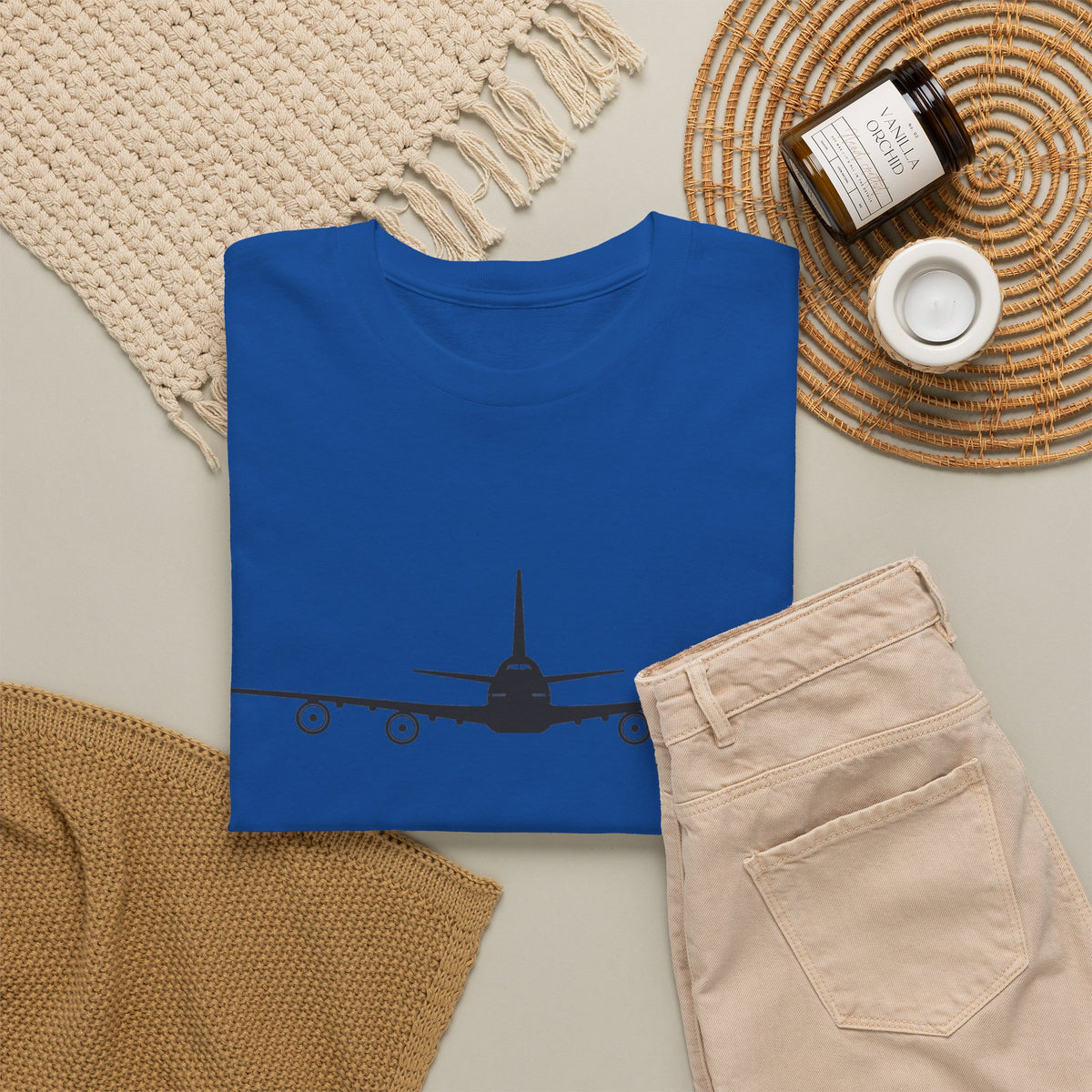 Boeing 7478 Silhouette Tee — Pilot & Aviation T-Shirt