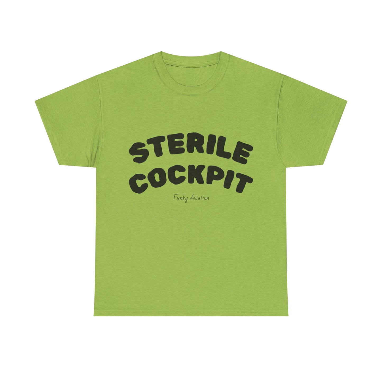 Sterile Cockpit Graphic Tee — Funny Aviation Pilot T-Shirt