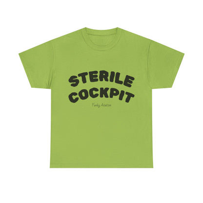 Sterile Cockpit Graphic Tee — Funny Aviation Pilot T-Shirt