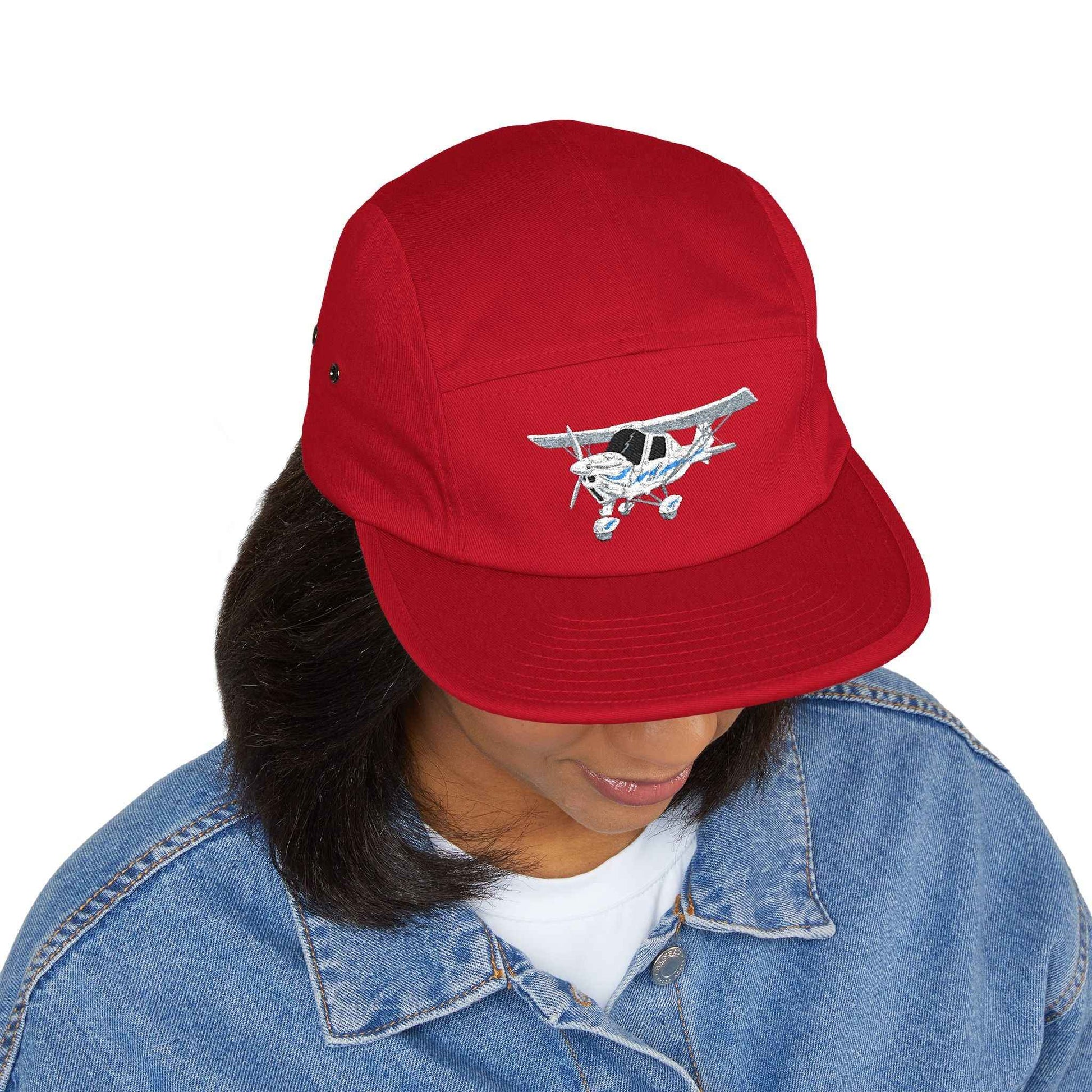Ikarus C42 Racing Embroidered 5-Panel Cap