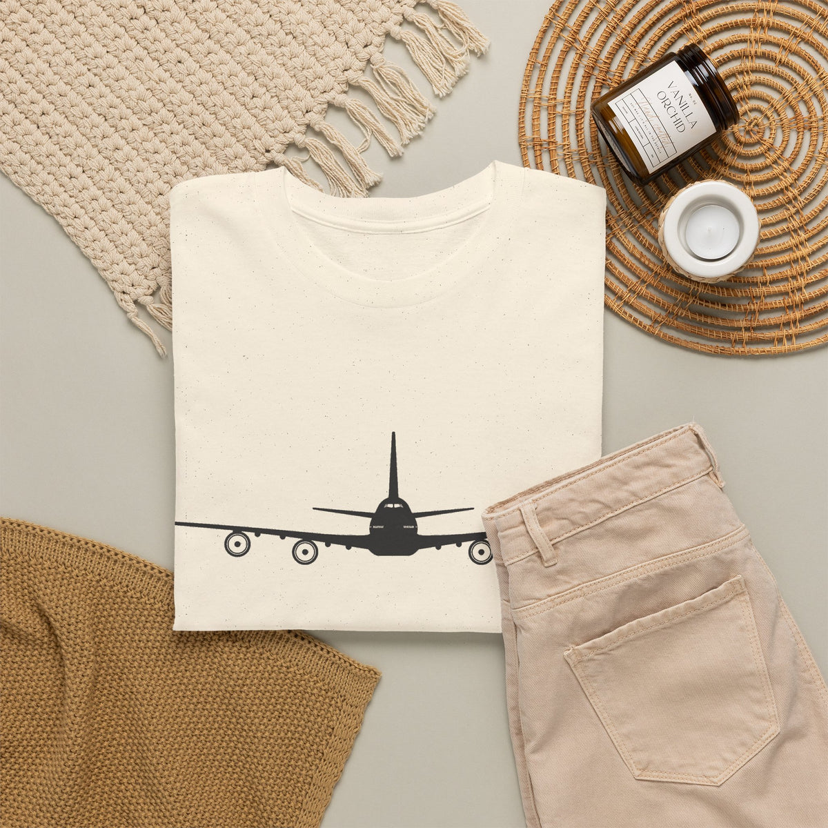 Boeing 7478 Silhouette Tee — Pilot & Aviation T-Shirt