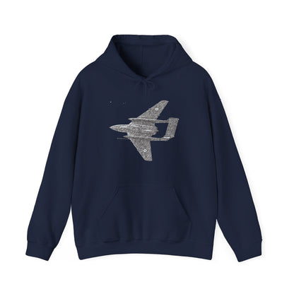 Sea Vixen Vintage Aircraft Graphic Hoodie