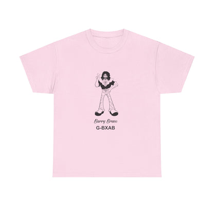 Tee Barry Bravo Piper PA28 Aircraft Retro Cartoon Design Unisex Heavy Cotton