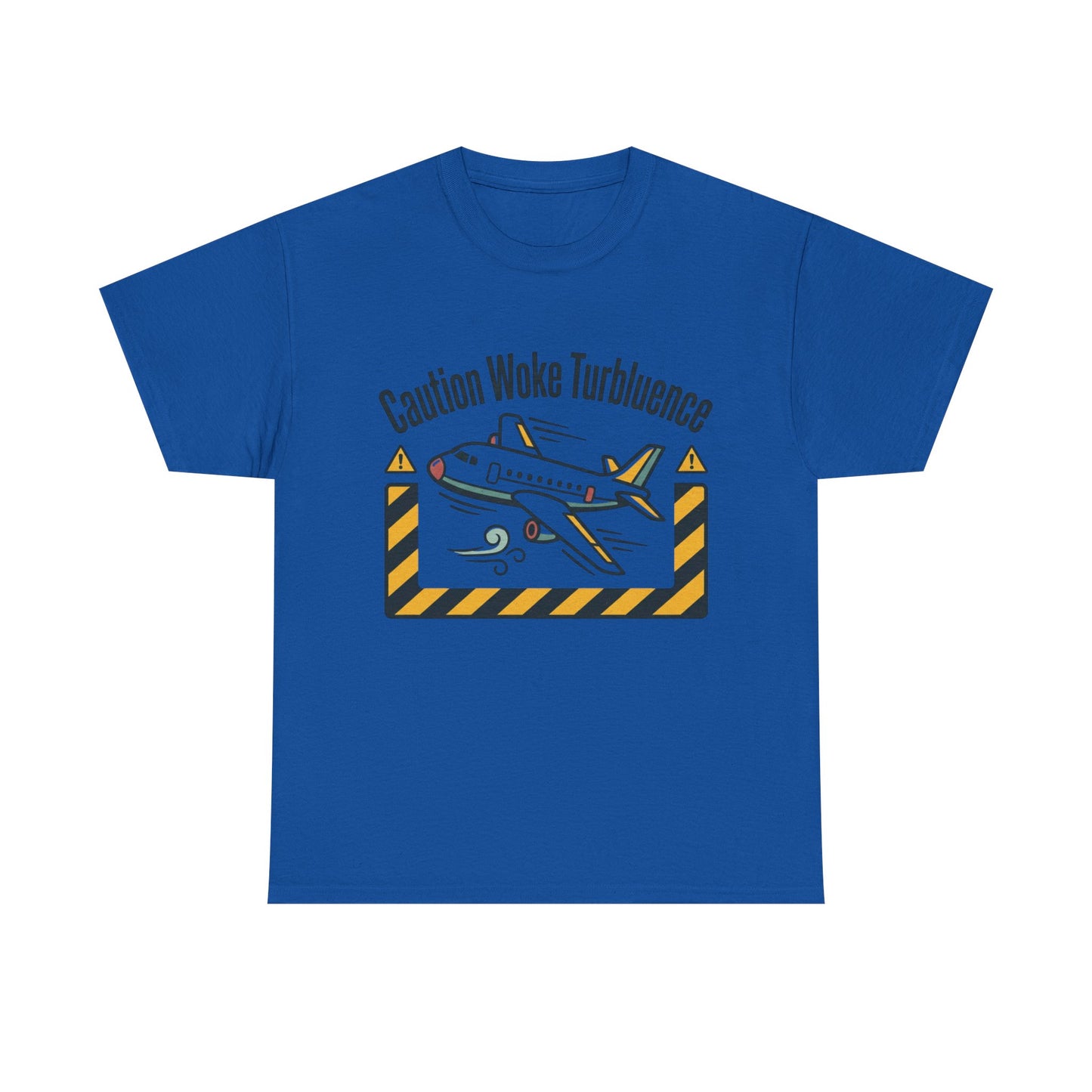 Caution Woke Turbulence Tee — Funny Travel Shirt for Aviation Fans