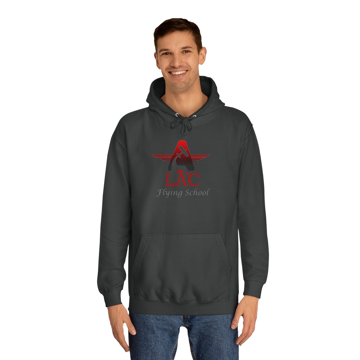 College Hoodie - LAC Flying School Logo