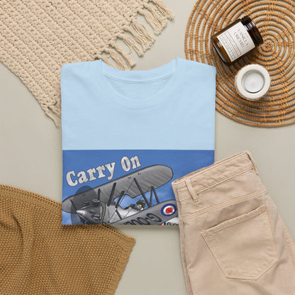 Carry On Flying Vintage Biplane Aviation T-Shirt