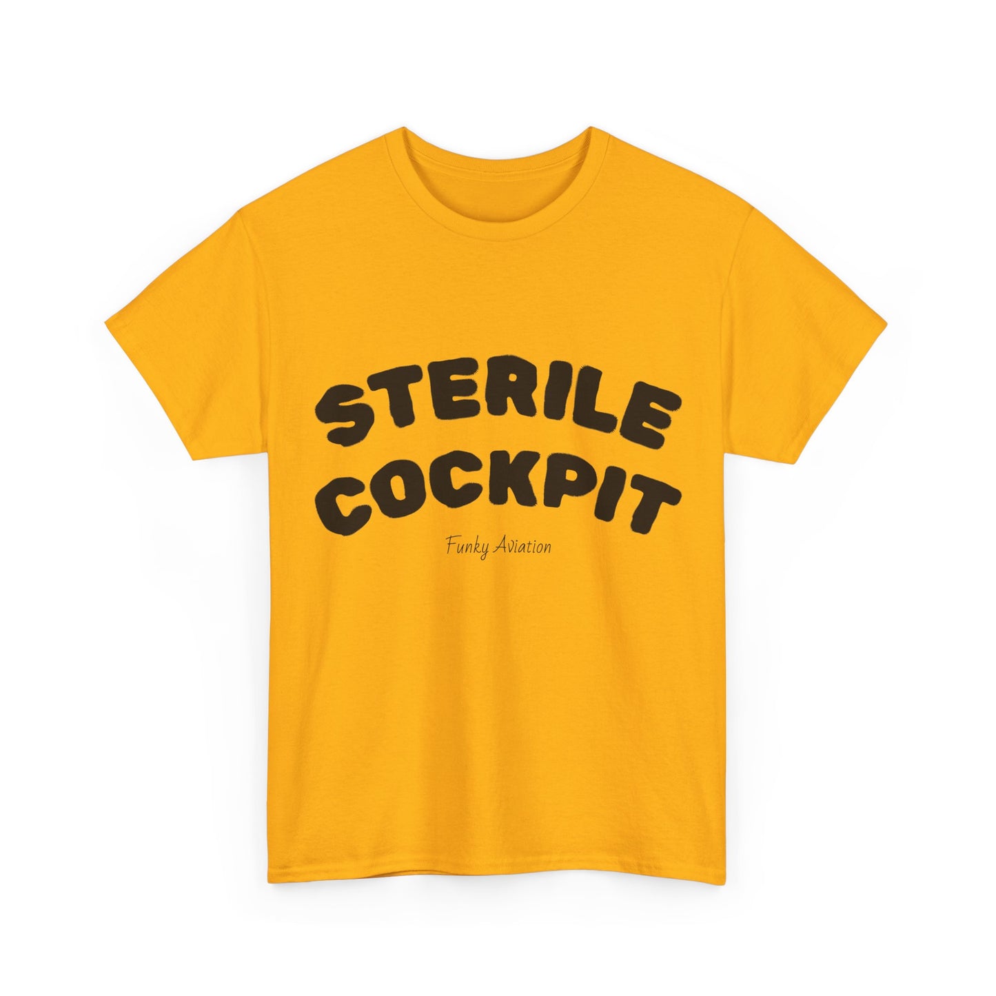 Sterile Cockpit Graphic Tee — Funny Aviation Pilot T-Shirt