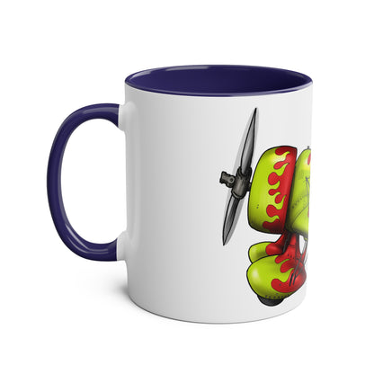 Gee Bee Two-Tone Coffee Mugs, 11oz - Funky Aviation