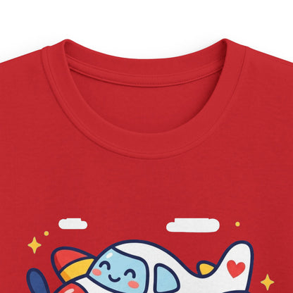 Kids Tee — "My Mum Fly's Planes" Cute Airplane Design for Little Aviators