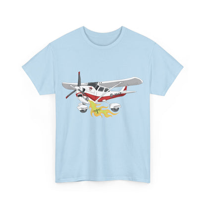 Cessna Unisex Tee Hand Drawn Aviation Design