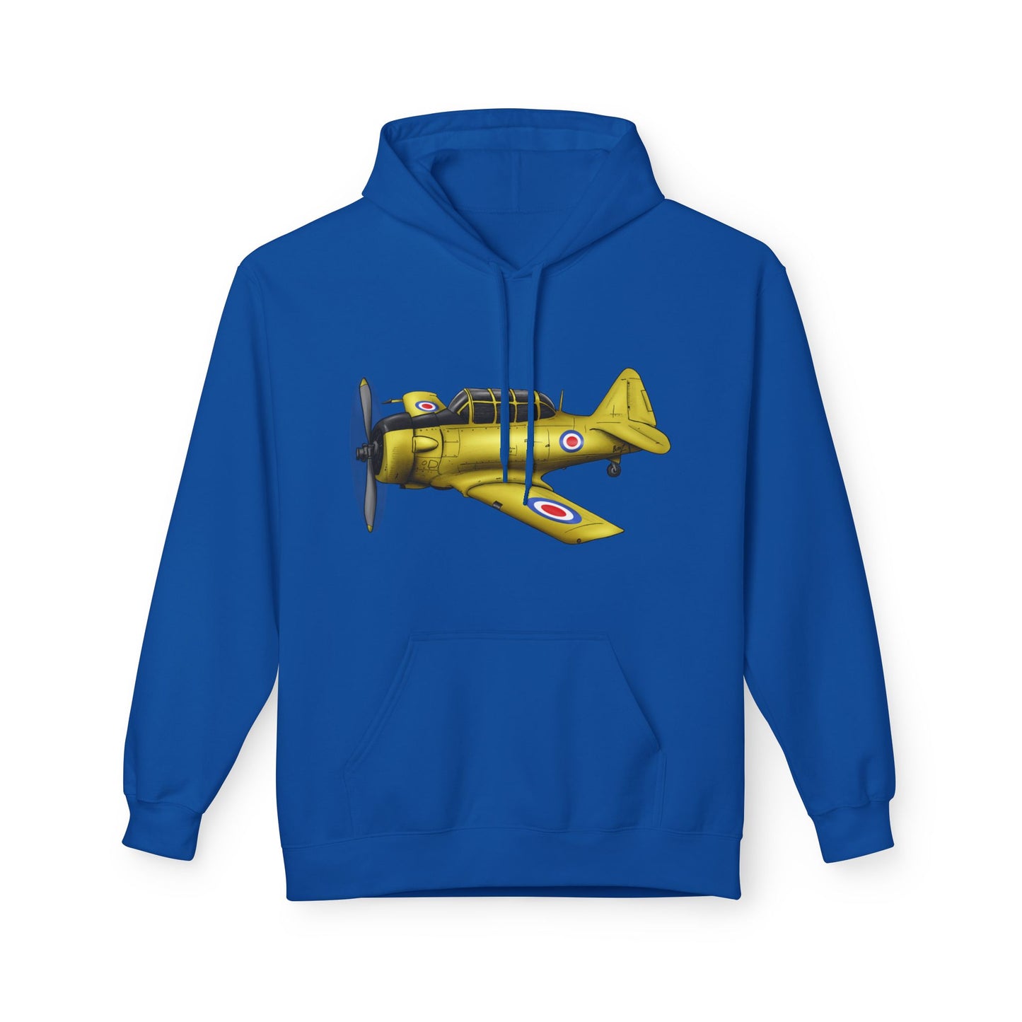 Hoodie - Harvard Aircraft Military Trainer Hand Drawn Design