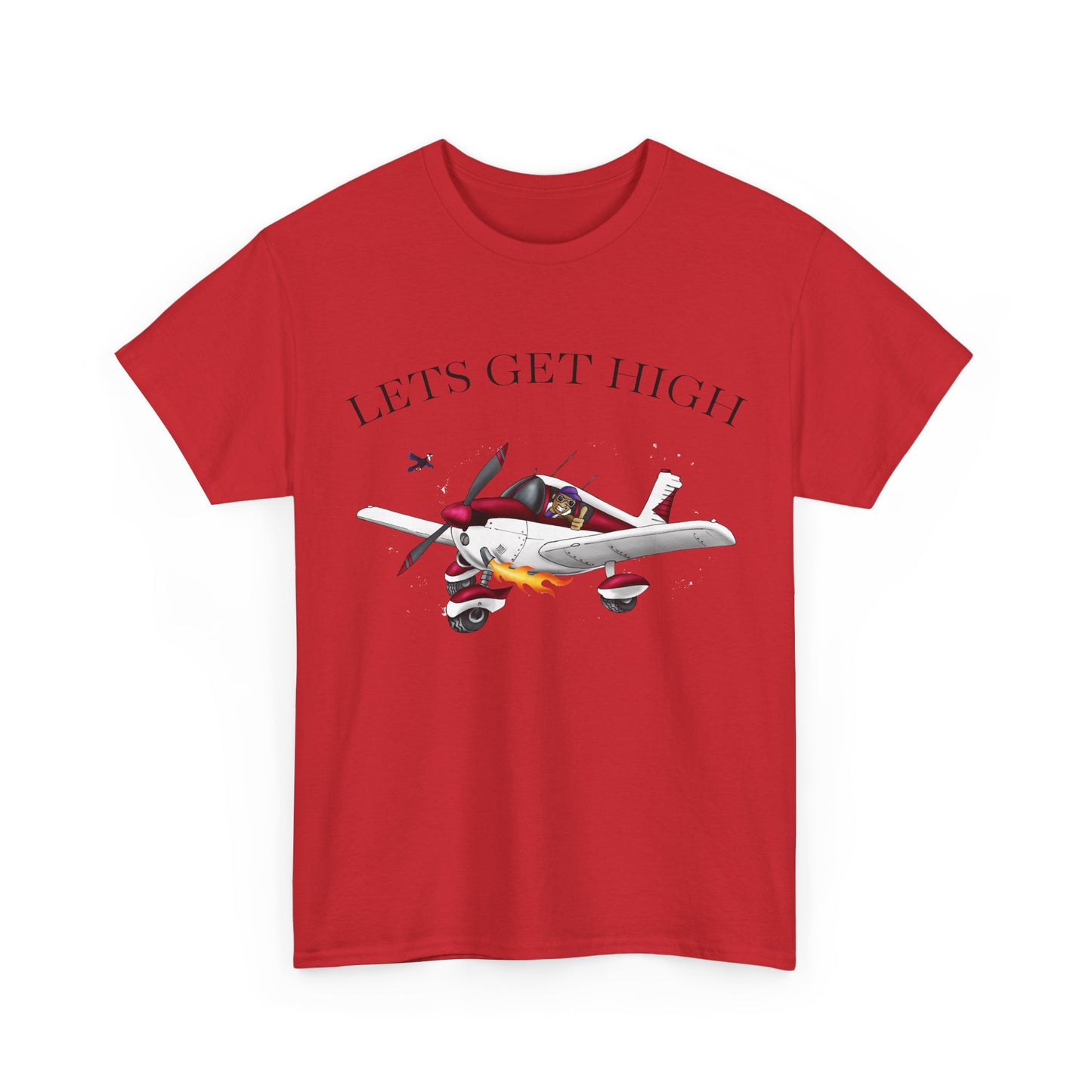 Lets Get High Unisex Heavy Cotton Tee