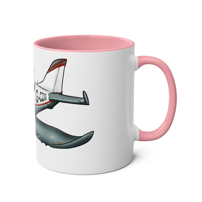 Sportcruiser Aircraft Two-Tone Coffee Mugs, 11oz - Funky Aviation