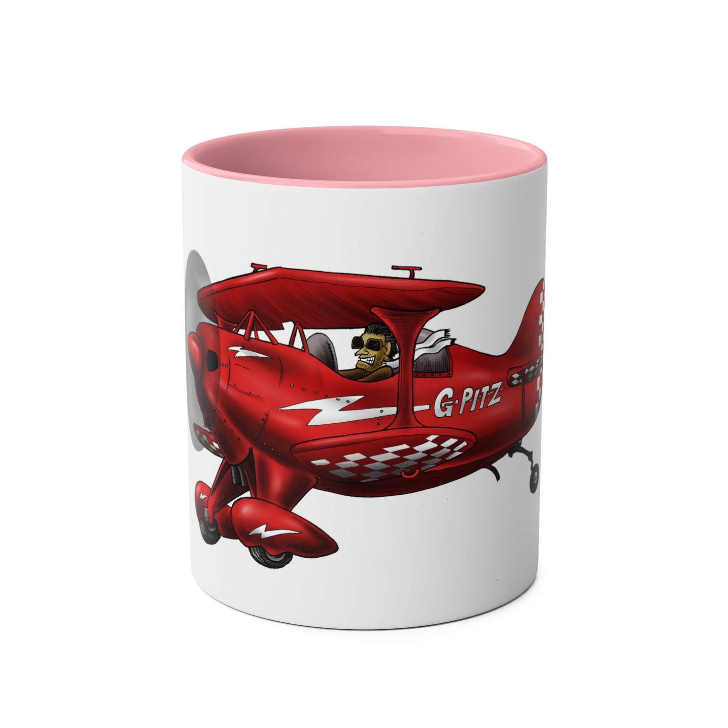 Pitts Special Aerobatic Two-Tone Coffee Mugs, 11oz