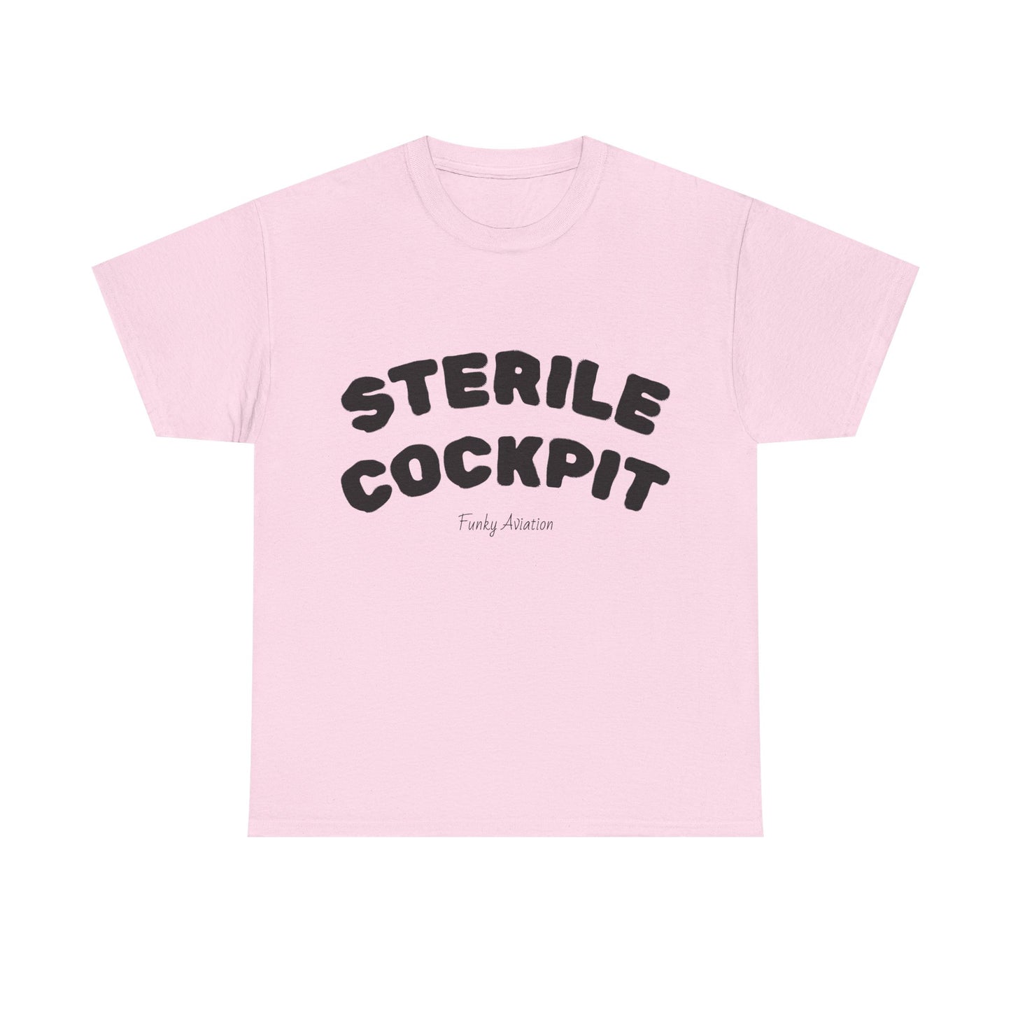 Sterile Cockpit Graphic Tee — Funny Aviation Pilot T-Shirt