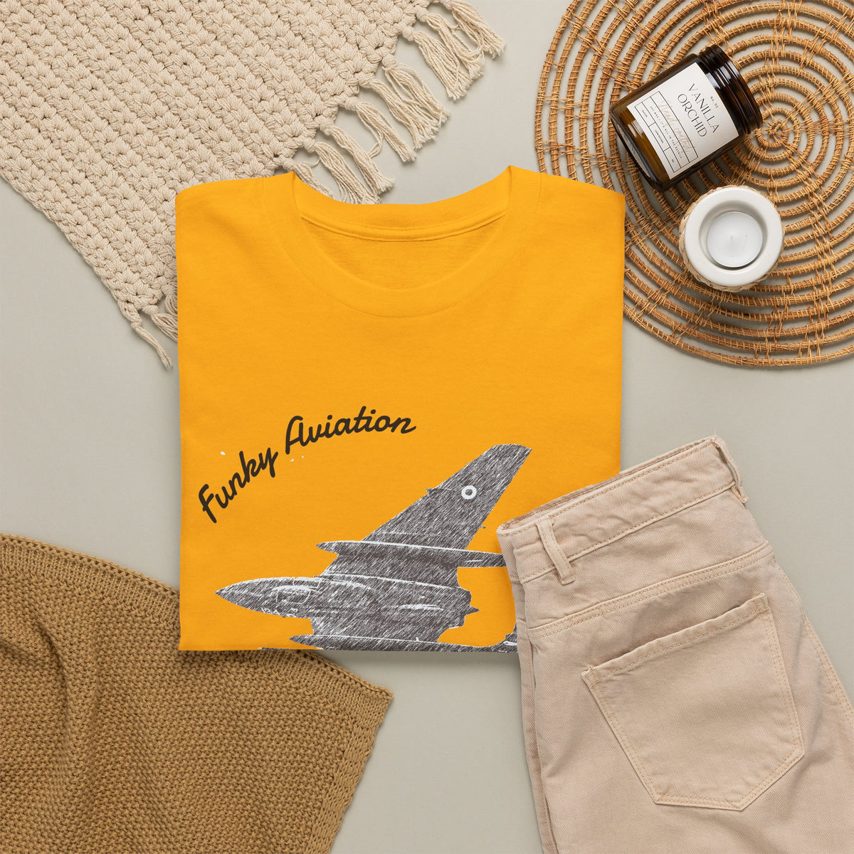Funky Aviation Sea Vixen Vintage Aircraft T-Shirt