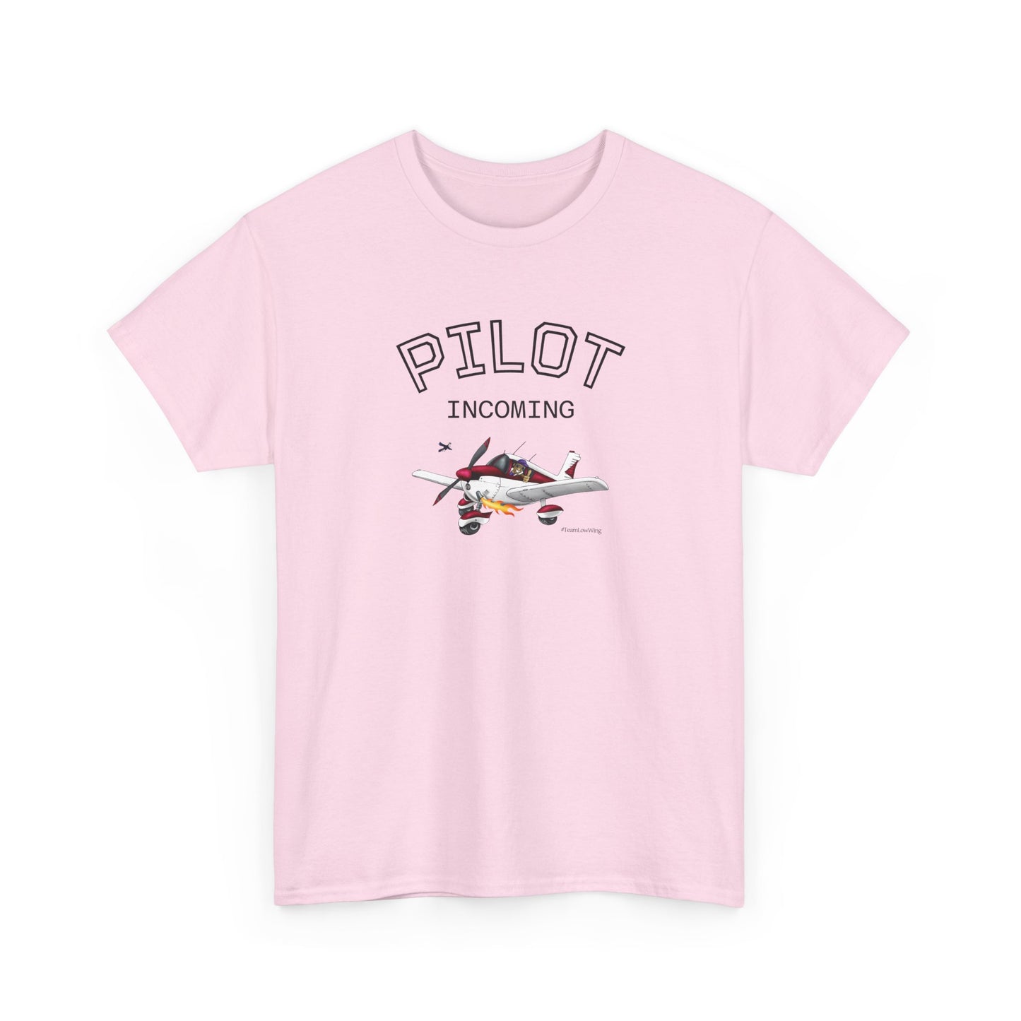 Pilot Incoming T-Shirt – Vintage Airplane Graphic Tee for Aviators & Flight Enthusiasts