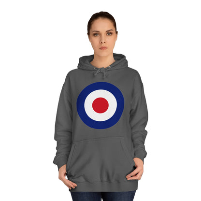 Roundel Design Unisex College Hoodie - Funky Aviation