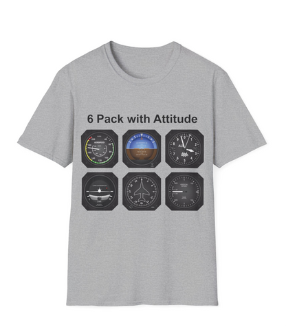 Aviator 6 Pack Unisex T-Shirt - Attitude Collection