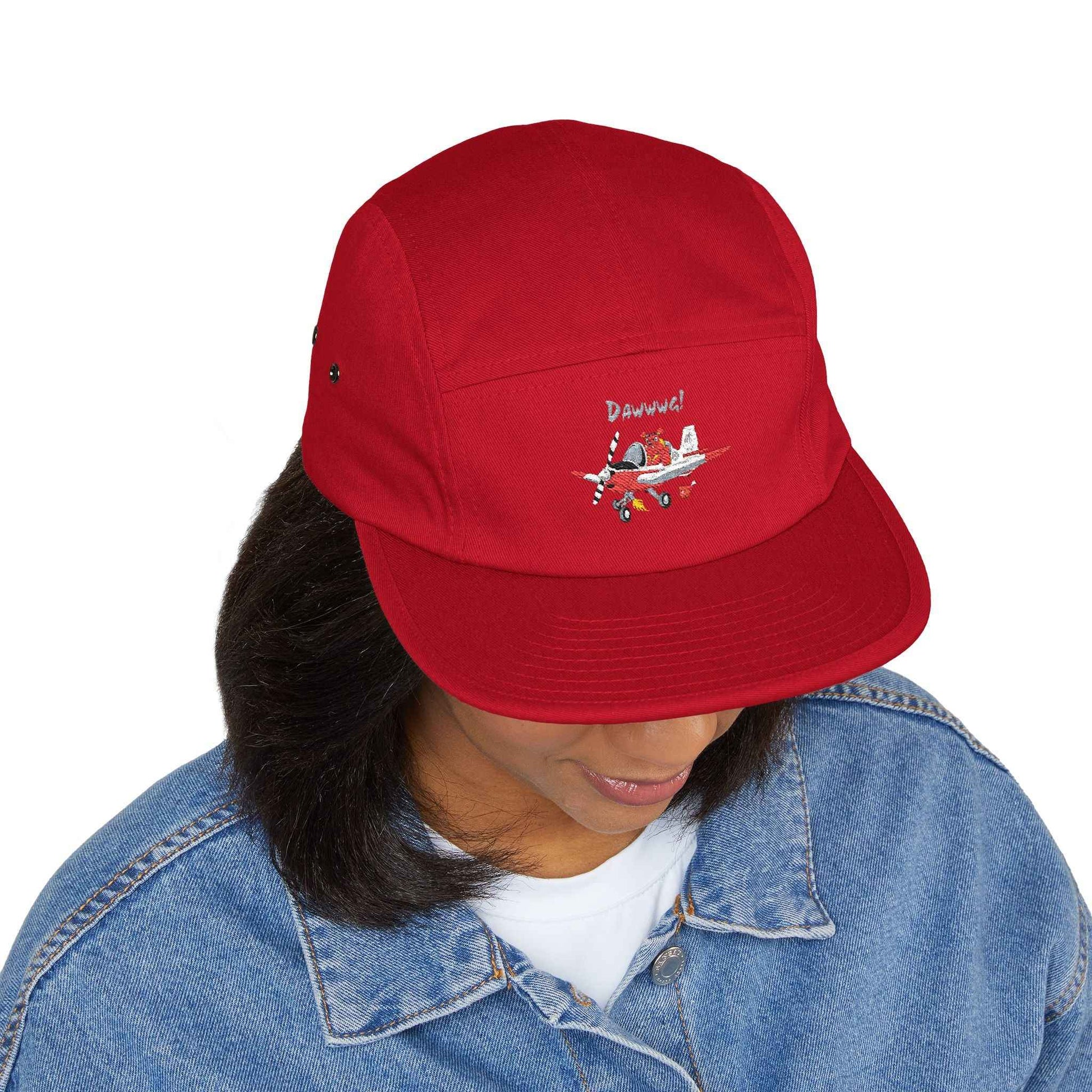 Bulldog Aircraft Embroidered Pilot 5-Panel Cap