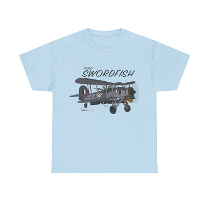 Swordfish Vintage Biplane T-Shirt — WWII Aircraft Aviation Tee