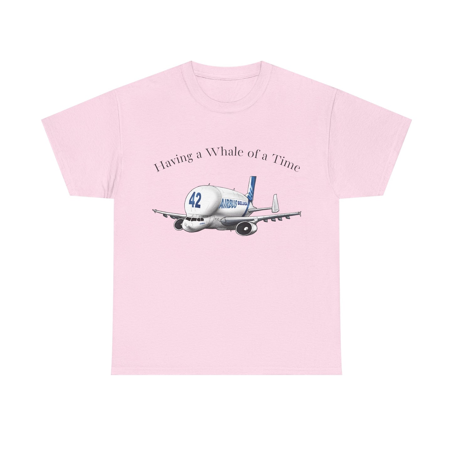 Having a Whale of a Time Beluga Heavy Cotton Tee