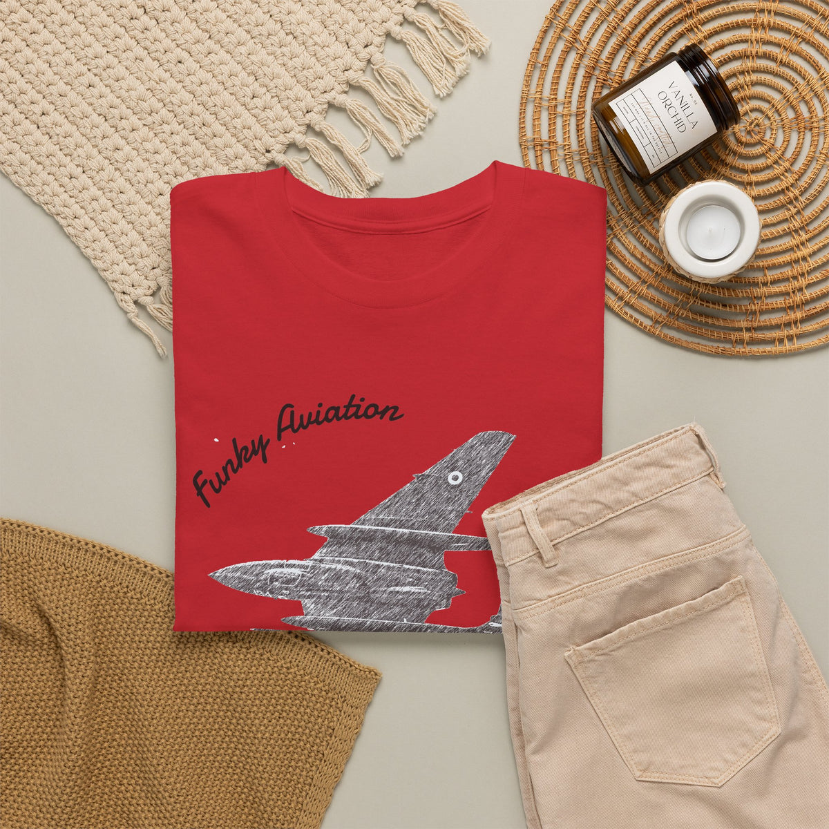 Funky Aviation Sea Vixen Vintage Aircraft T-Shirt