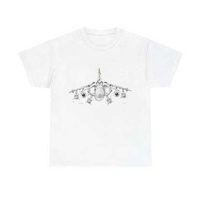 Vintage Fighter Jet Graphic Cotton T-Shirt