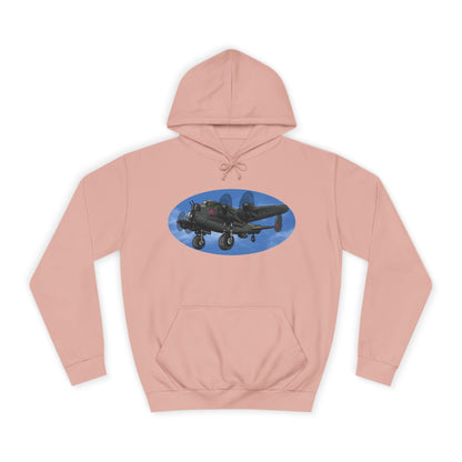 Vintage Lancaster Bomber Hoodie - Aviation Graphic Pullover