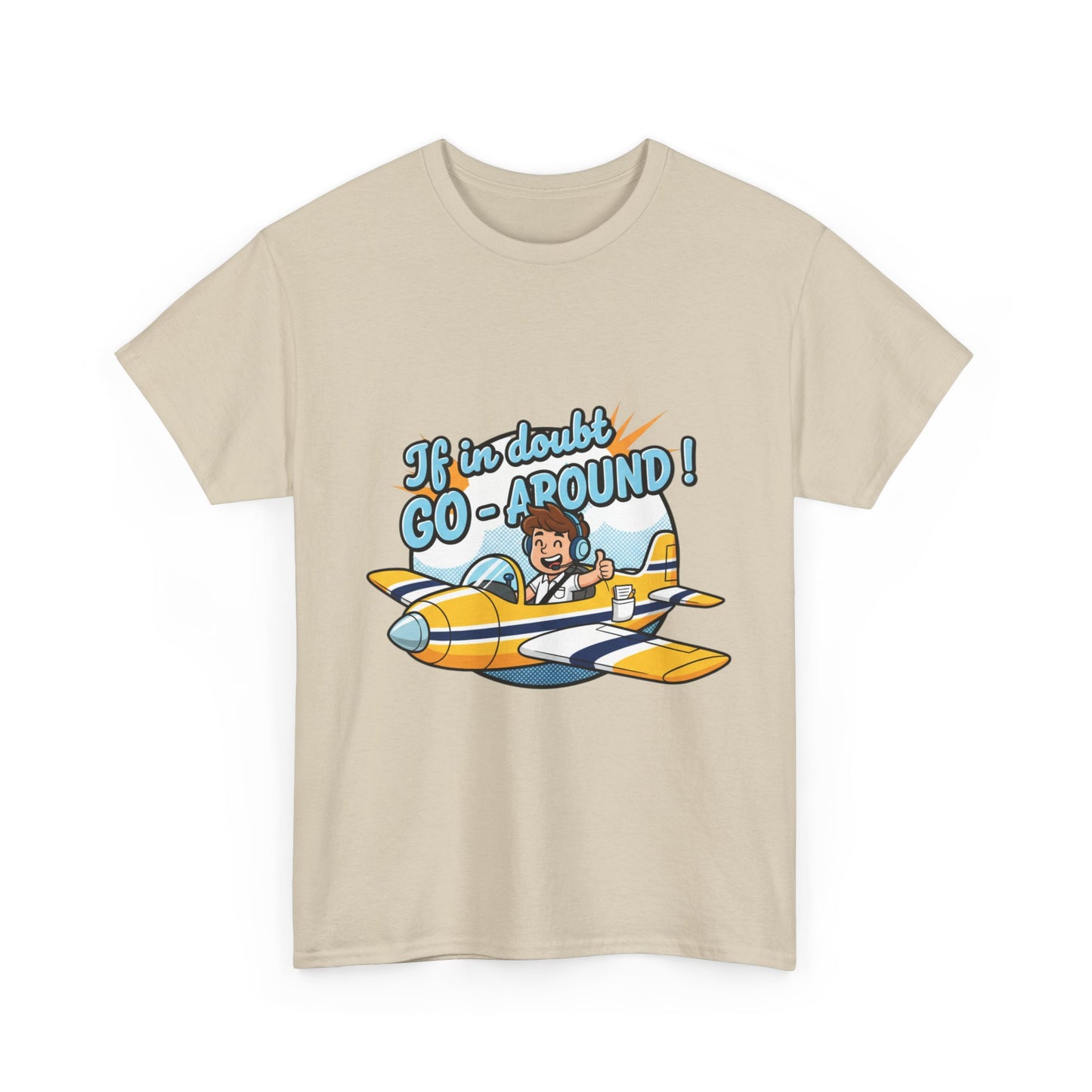 "If in Doubt, Go Around" Pilot Plane T‑Shirt