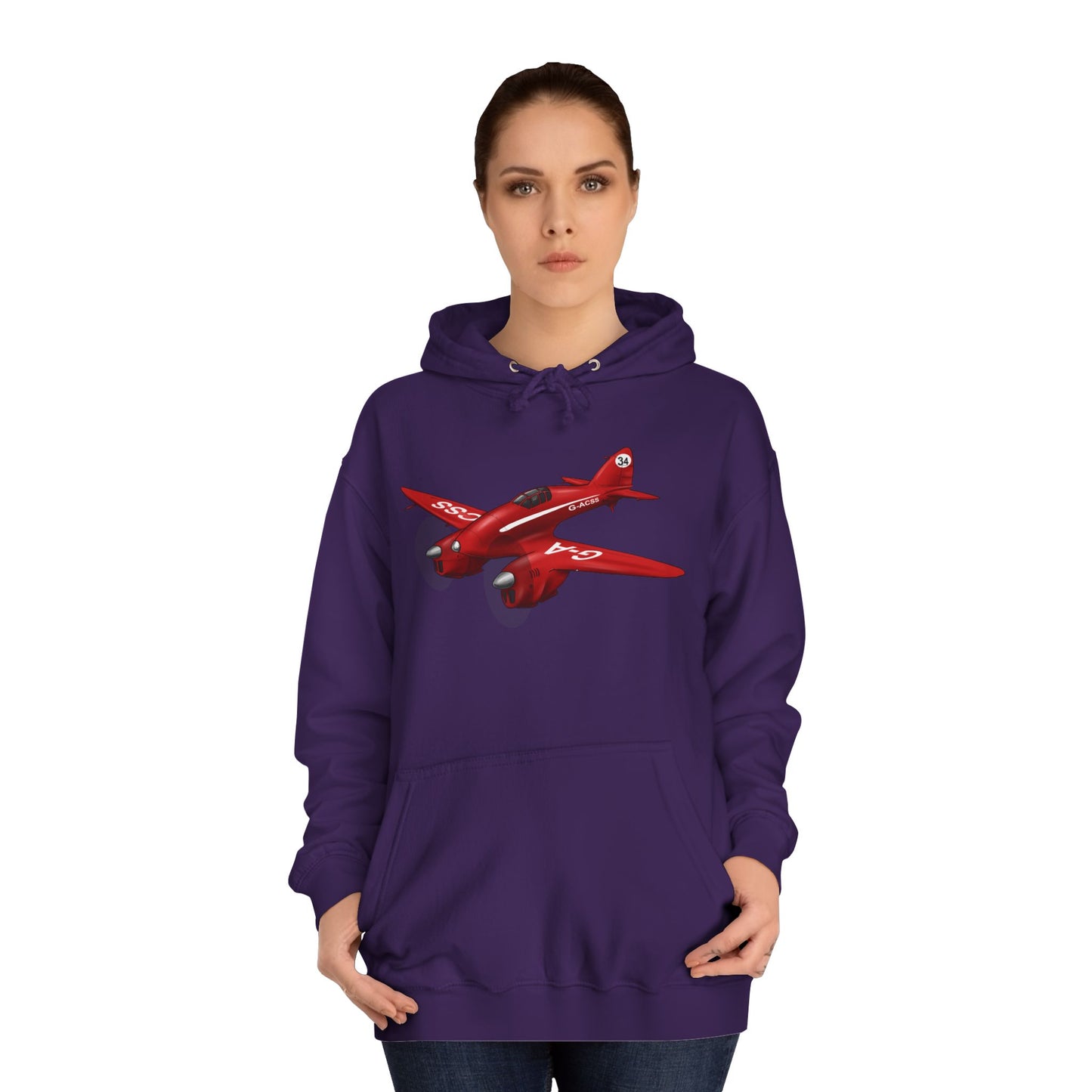 Historic Comet Racer  - Historic Aircraft Hoodie
