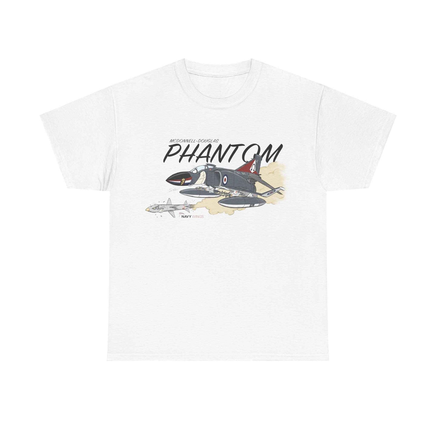 Phantom Jet T-Shirt — Vintage Military Fighter Graphic Tee