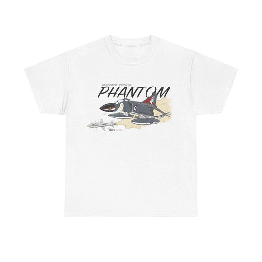 Phantom Jet T-Shirt — Vintage Military Fighter Graphic Tee
