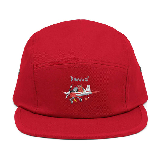 Bulldog Aircraft Embroidered Pilot 5-Panel Cap