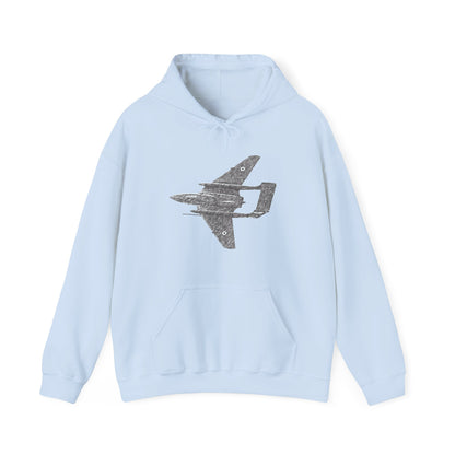 Sea Vixen Vintage Aircraft Graphic Hoodie