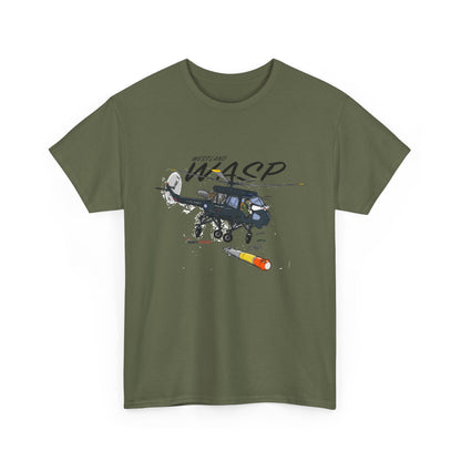 Wasp Attack Helicopter Tee — Military Aviation Graphic T-Shirt