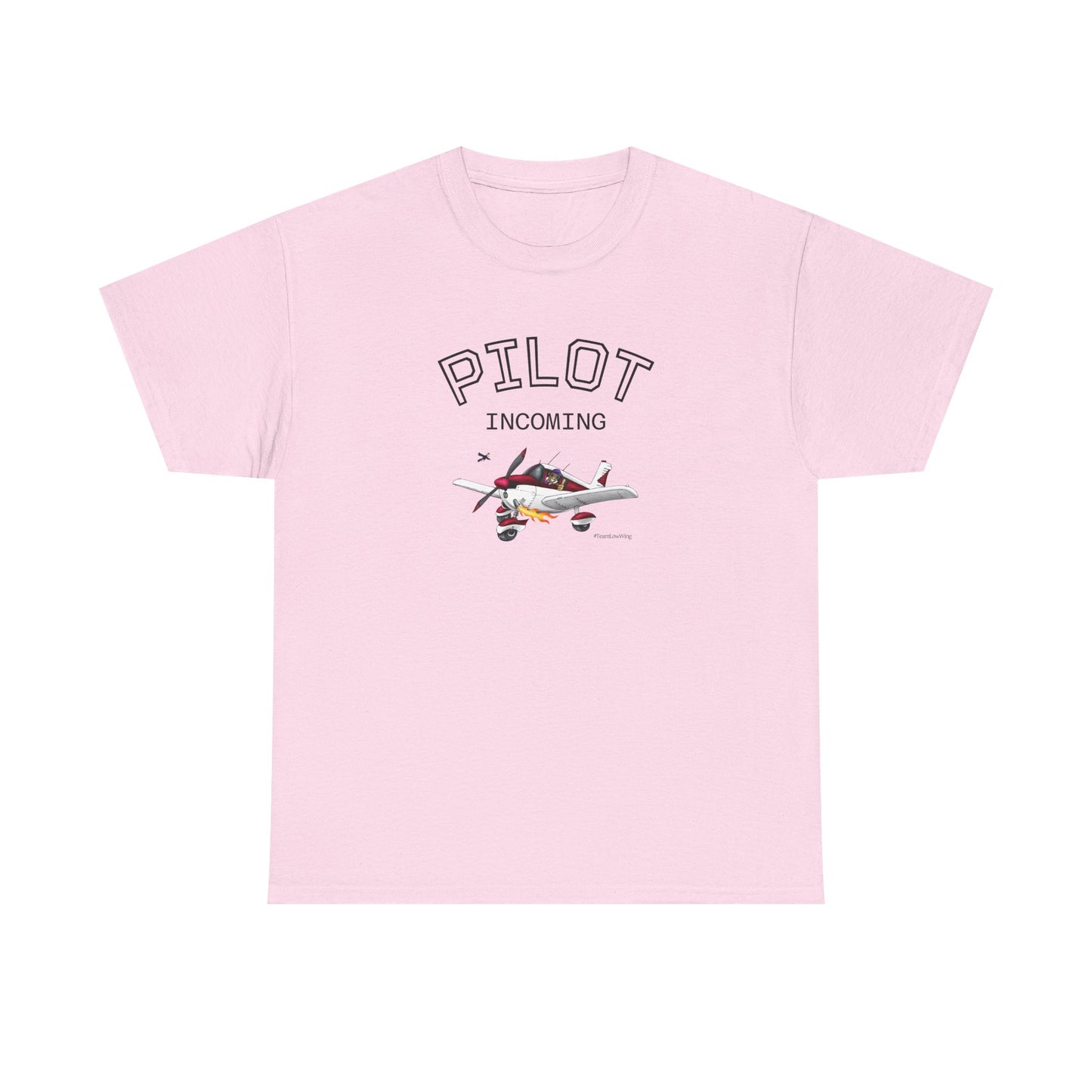 Pilot Incoming T-Shirt – Vintage Airplane Graphic Tee for Aviators & Flight Enthusiasts