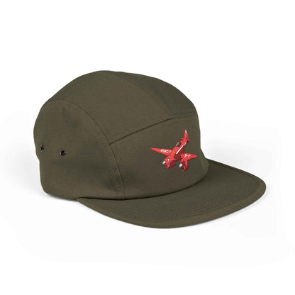 Vintage Comet Racer 5-Panel Cap — Embroidered Racing Logo