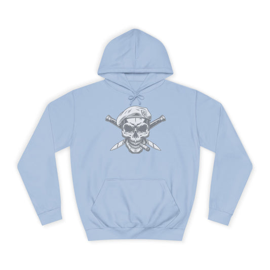 Combat Skull Cigar Design - Hoodie