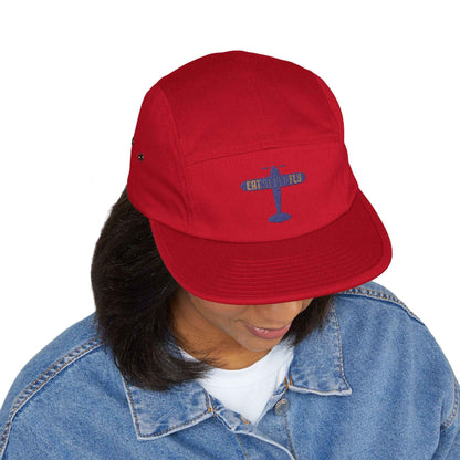 Embroidered "EAT SLEEP FLY" Racing 5-Panel Cap