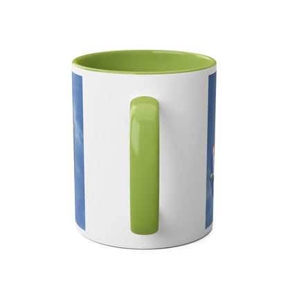Vintage Nimrod Two-Tone Coffee Mugs, 11oz - Funky Aviation